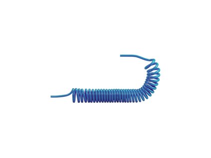 Hadice spirálová PUBJ 8/12mm 15m modrá