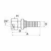 Koncovka GMH-F M30x2,0 x 20mm