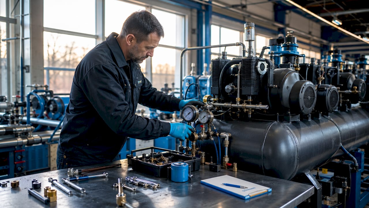 Průvodce ošetřením kompresorové nádoby: 2026