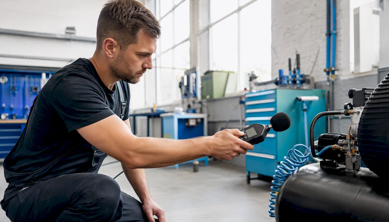 Přehled metod snižování hluku kompresoru pro techniky