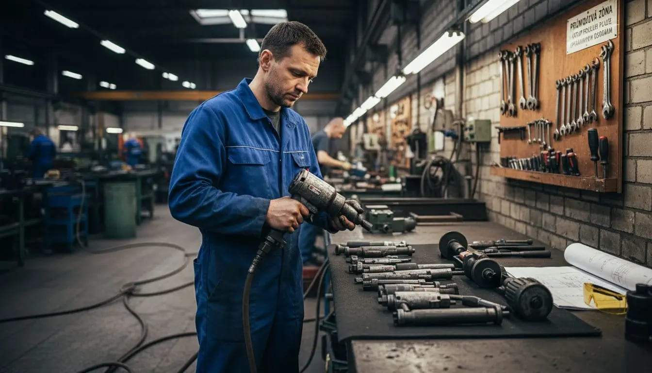 Zalety narzędzi pneumatycznych 2026: 40% dłuższa żywotność