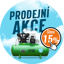 Akční nabídka pístových kompresorů Atmos Perfect
