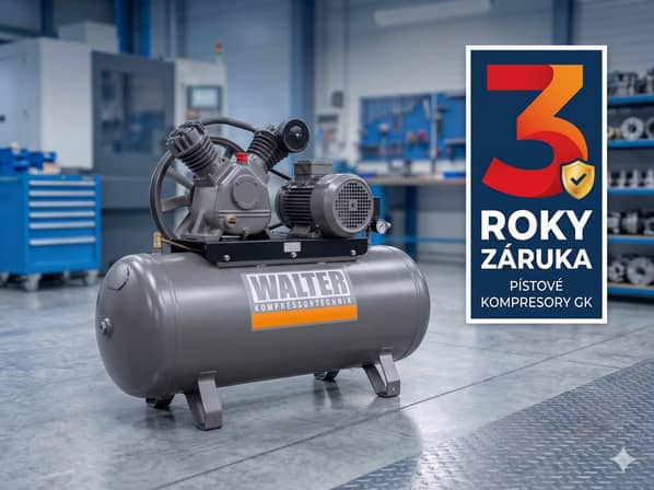 Prodloužená záruka na kompresory WALTER - 3 Roky garance