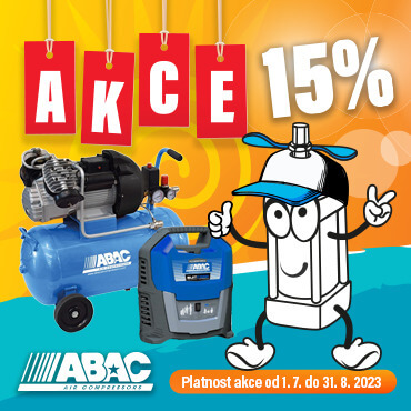 🌞 Prázdniny 2023: vybrané kompresory s 15% slevou! 🎁