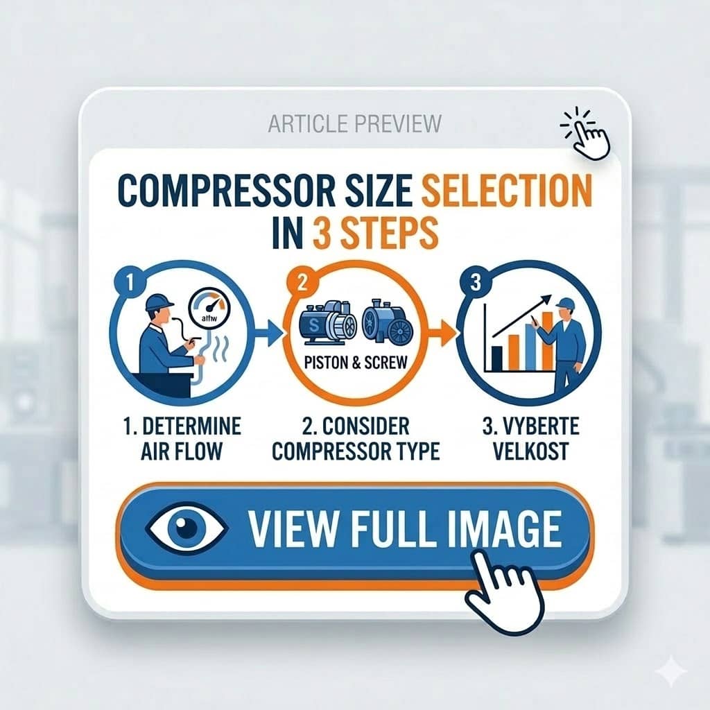 Choosing the right compressor size in 3 steps