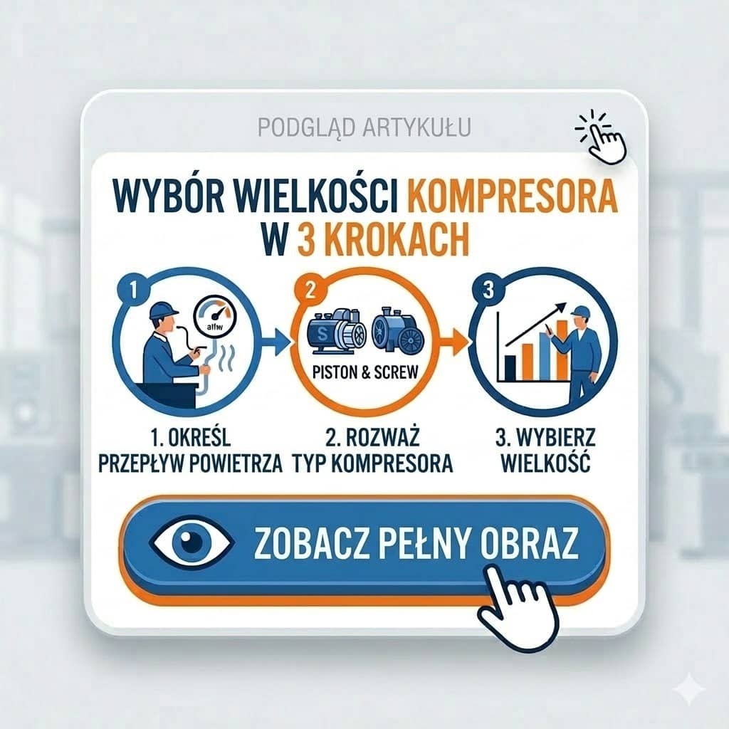 Wybór wielkości kompresora w 3 krokach