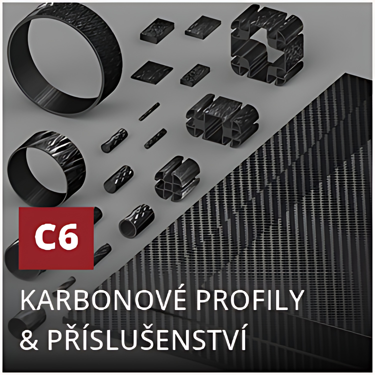 Karbonové profily a příslušenství řady C6