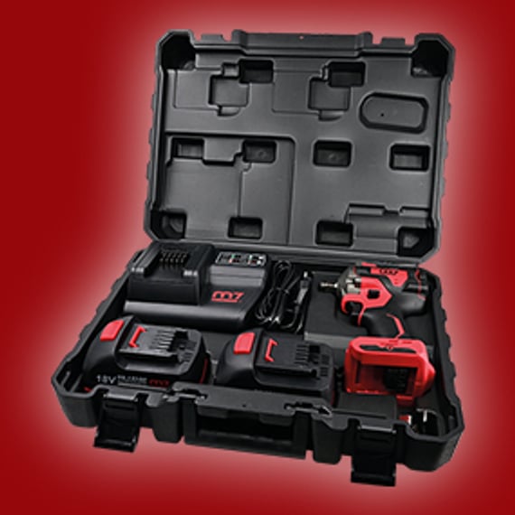 SET Aku rázový utahovák DW-404A - 1/2