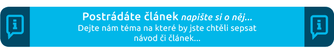 Chcete si nechat napsat zajímavý článek do poradny.