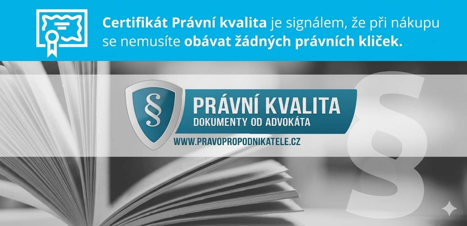Právní kvalita a certifikát