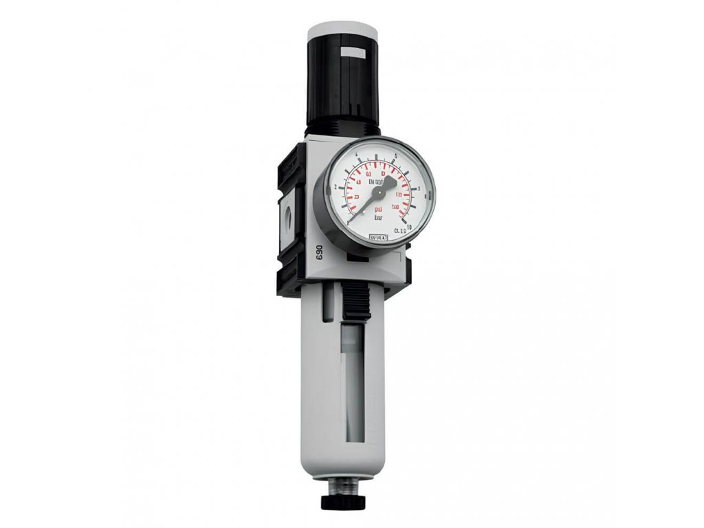 Pressure regulator with filter 1/2", 0.1 - 2 bar, 5,200l/min