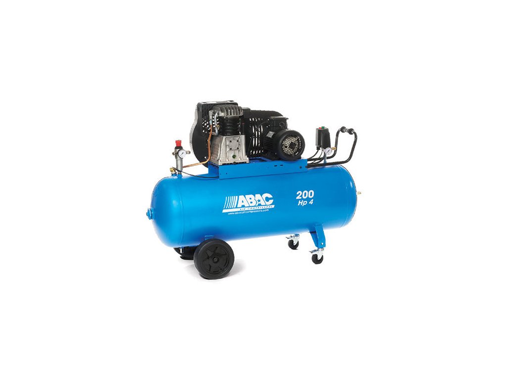 B49B-3-90CTH two-stage compressor  power input 3 kW, suction capacity 323 l/min, pressure 15 bar, air receiver 90 l, voltage 400/50 V/Hz