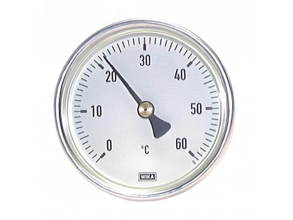 Teploměr hliníkový ukazatel 100 mm (0°C/+60°C) stonek 40 mm