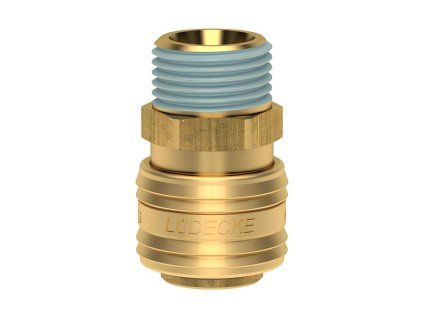 ES quick coupling with R3/8" external tapered thread