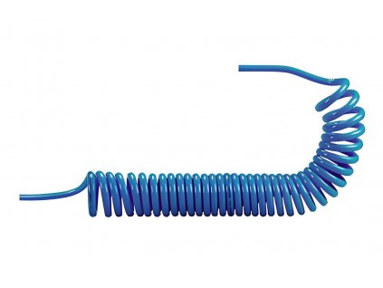 Spirálová hadice PU bez koncovek 12/8 mm - délka 7,5 m
