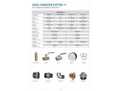 Sada pro tlakové nádoby VVS-200
