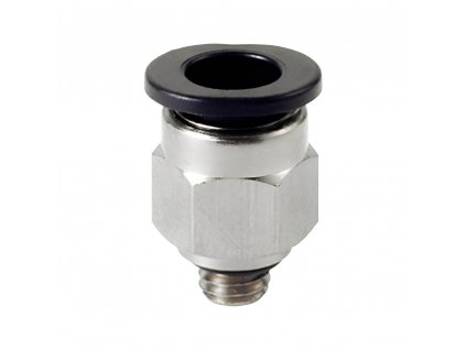 Miniature straight fitting 4 mm - M5