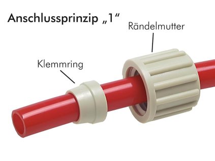 T-šroubení s vnějším závitem 6 - G1/8" - PVDF