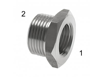 Reduction with pipe thread G1/4" - G1/2"