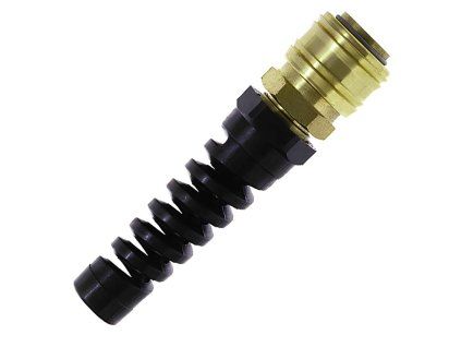 ESM quick coupling, fixed, with protective spring 4 x 6 mm