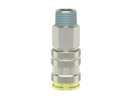 ESAC quick coupler with external thread R1/4"