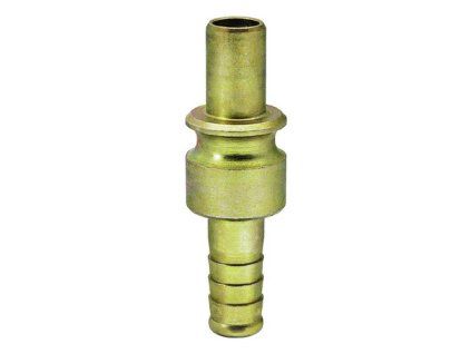 Nipple with barb for 9 mm hose