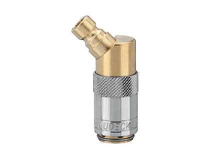 45° quick coupling for transition between ESDMK-ESDS systems with valve