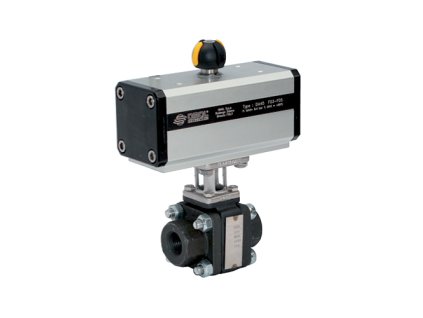 Zawór kulowy z podwójnym siłownikiem K809 – 3/4"