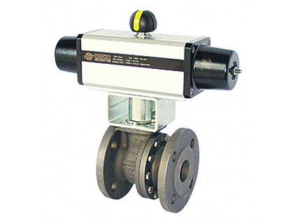 Ball valve 04TTT with single-acting drive - DN125