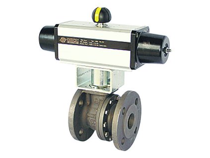 Ball valve 04TTT with single-acting drive - DN15