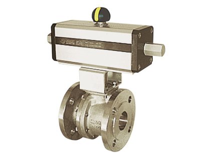 Ball valve 06TTT with double-acting drive - DN150