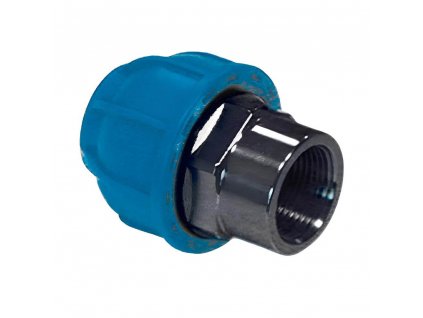 Złącze bezpośrednie z gwintem wewnętrznym G1/2" 20 mm aluminium
