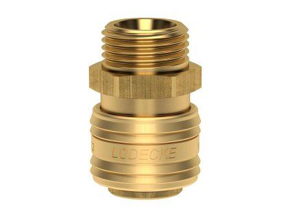 Quick coupling ES-AAB external thread G1/8" with valve