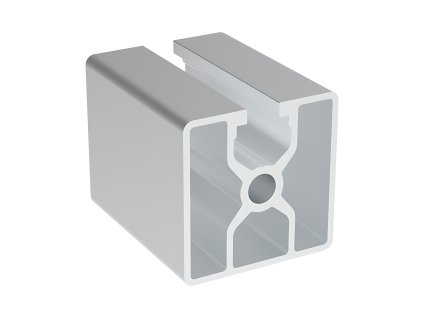 171 hlinikovy profil ac 40 8 40x40 s 1 drazkou