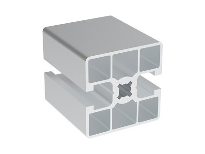 300 hlinikovy profil ac 45 8 45x45 se 2 protilehlymi drazkami lehke provedeni