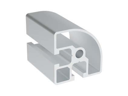 309 hlinikovy profil ac 45 8 45x45 pulkulaty se 2 drazkami