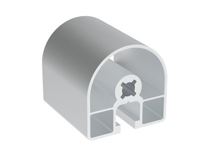 315 hlinikovy profil ac 45 8 45x45 kulaty s 1 drazkou