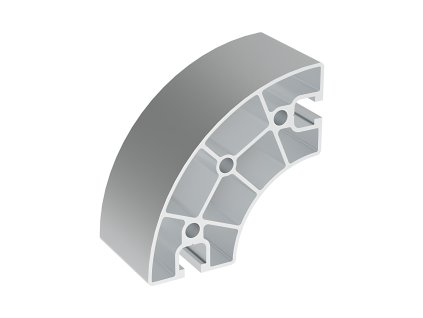 321 hlinikovy profil ac 45 8 90x90 obly se 2 drazkami