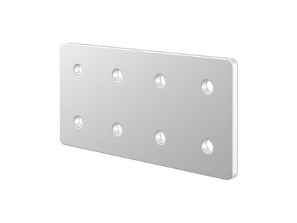 1011 1 spojovaci deska s 8 otvory pro profily 45x90 a 90x90