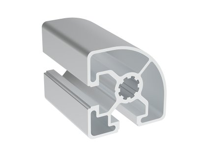 2250 hlinikovy profil bh 45 10 45x45 pulkulaty lehky