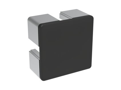 2340 zaslepka profilu bh 50 10 50x50 cerna