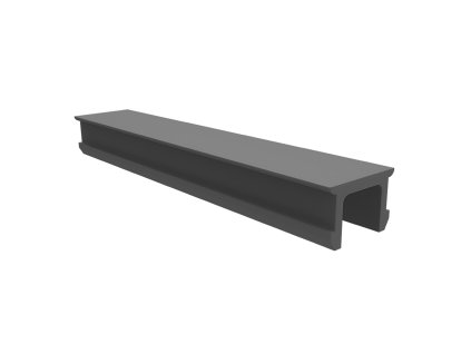 2373 zaslepka drazky profilu bh 40 10 45 10 50 10 cerna