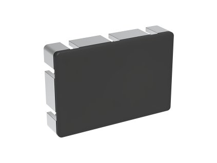 2907 zaslepka profilu im 40 8 80x120 cerna