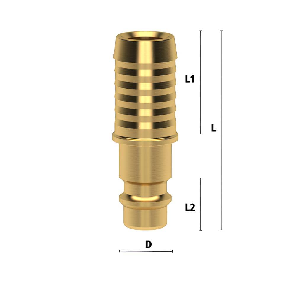 Lüdecke Vsuvky ES s trnem na hadici 8 mm