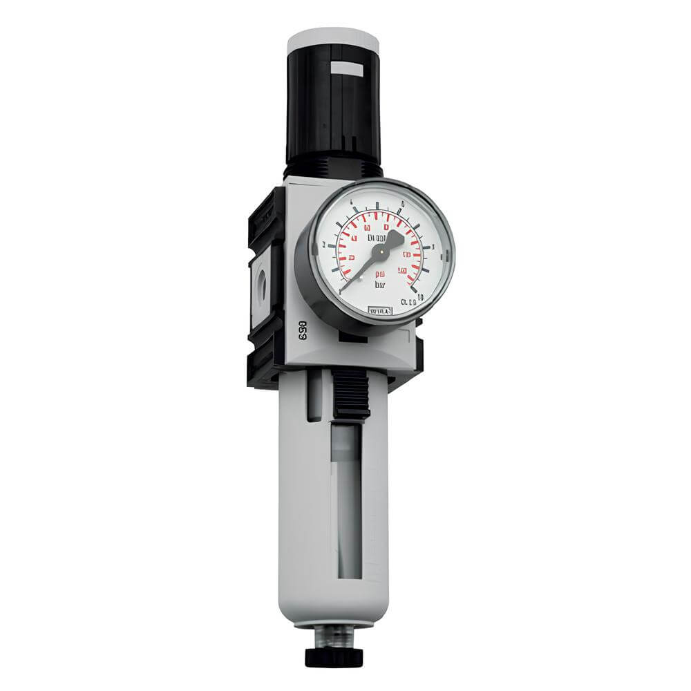 KNOCKS FLUID Technik Regulátor tlaku s filtrem 1/2", 0,1 - 2 bar, 5 200l/min