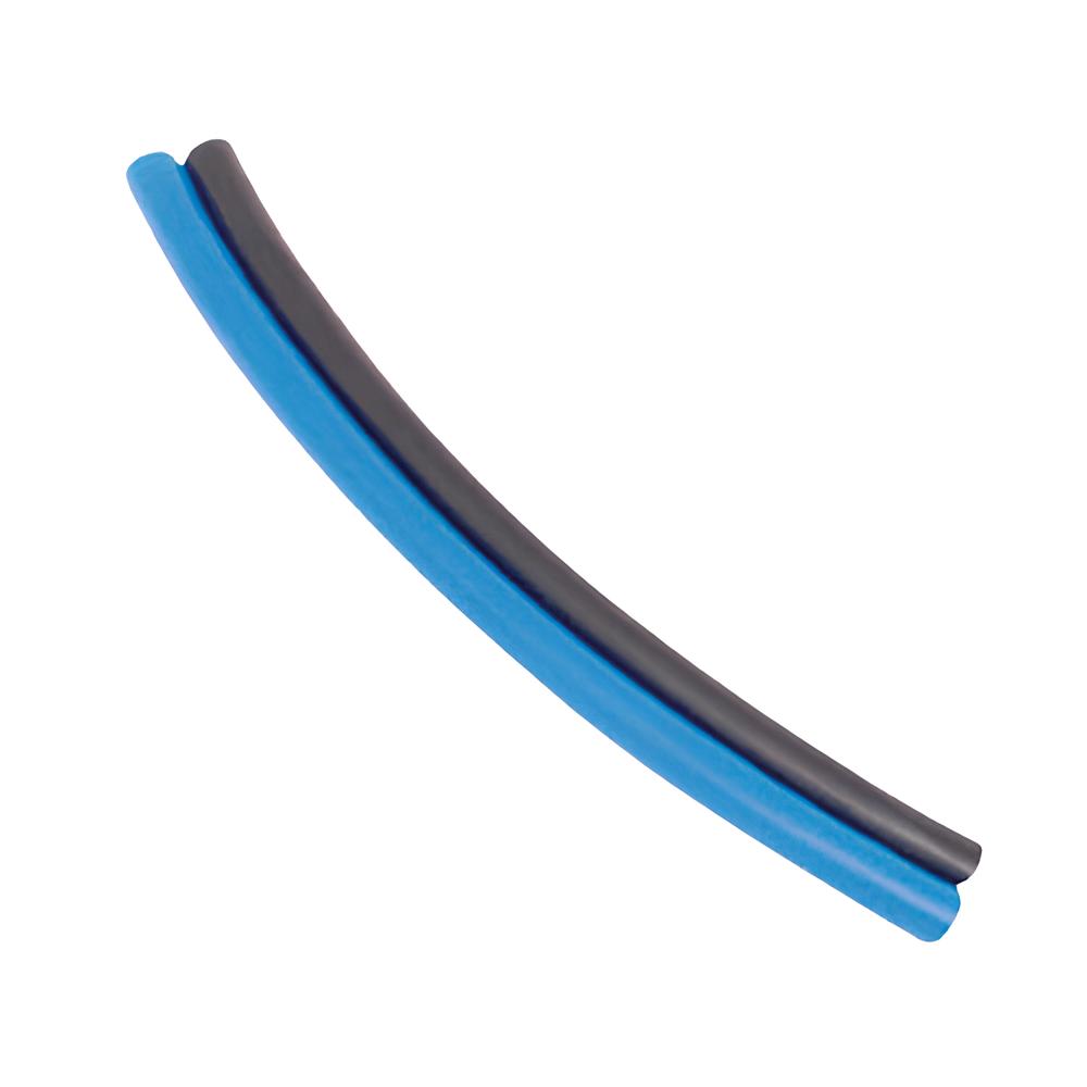 Levně Membra Plastic Dvojitá hadička z polyuretanu modrá-černá 10/8 mm