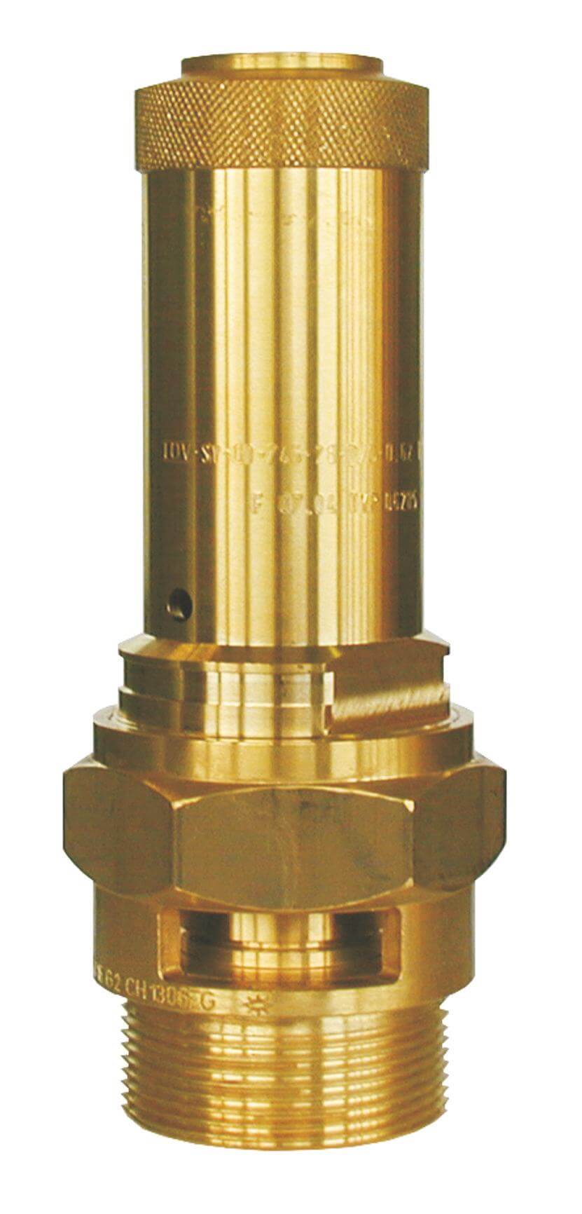 Herose Pojistný ventil pro stlačený vzduch 6205 - 1/4" Pojistný tlak: 0,4 bar