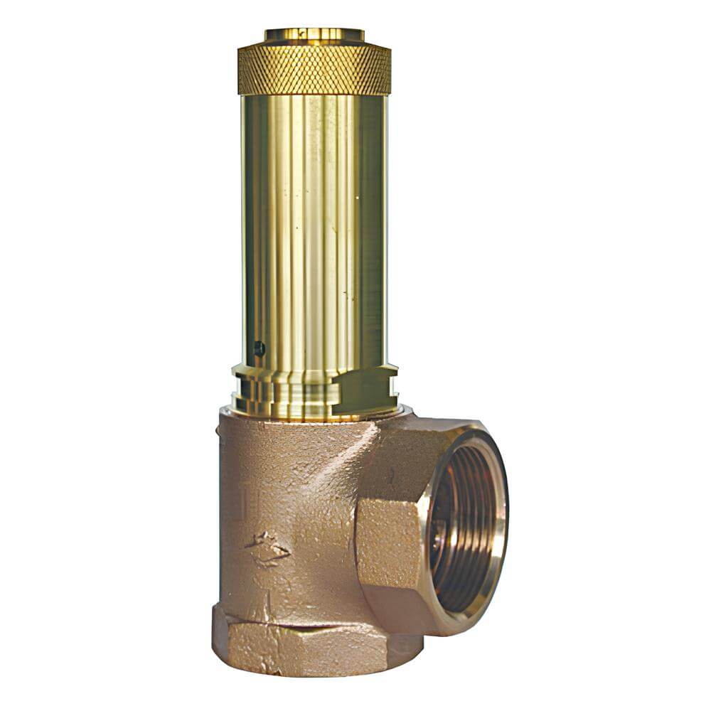Herose Pojistný ventil pro vodu 6370 - 1/2" Pojistný tlak: 16,0 bar