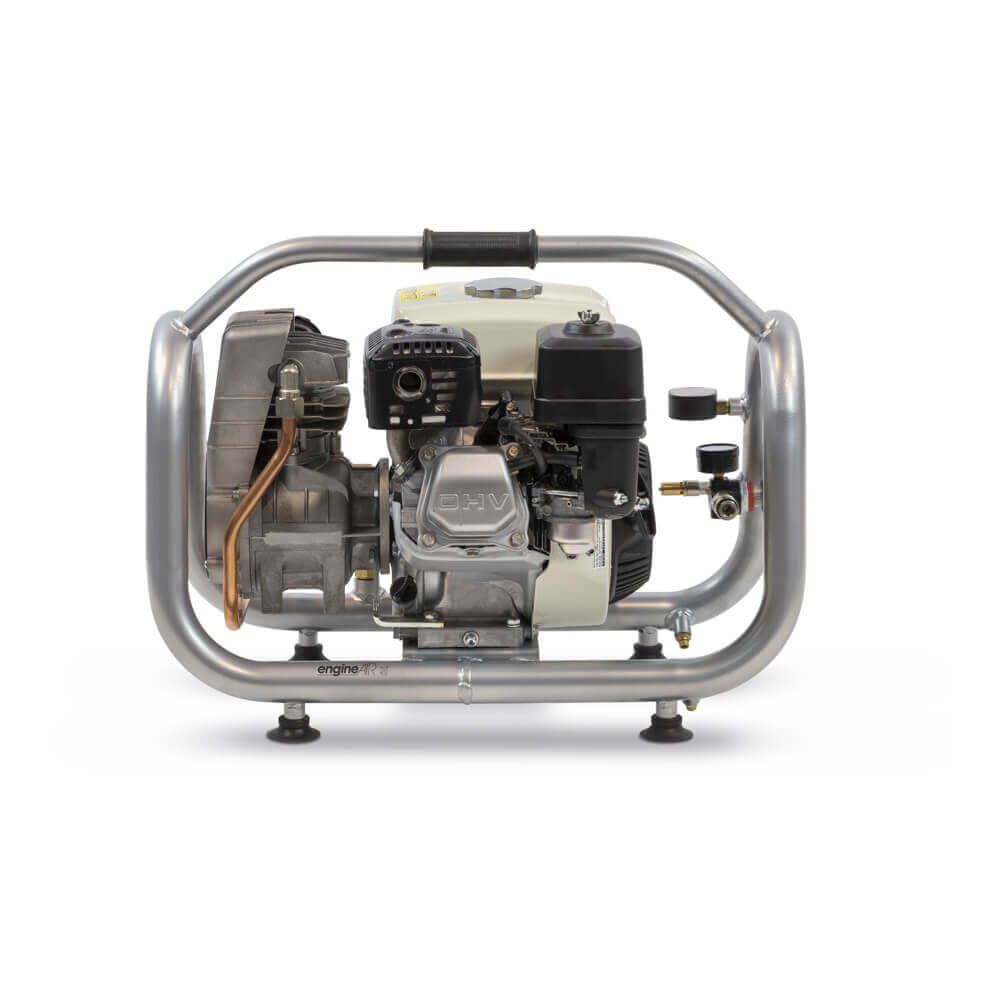 ABAC Benzínový kompresor Engine Air EA5-3,5-2,5RP příkon 3,5 kW, sací výkon 275 l/min, tlak 10 bar, vzdušník 2,5 l