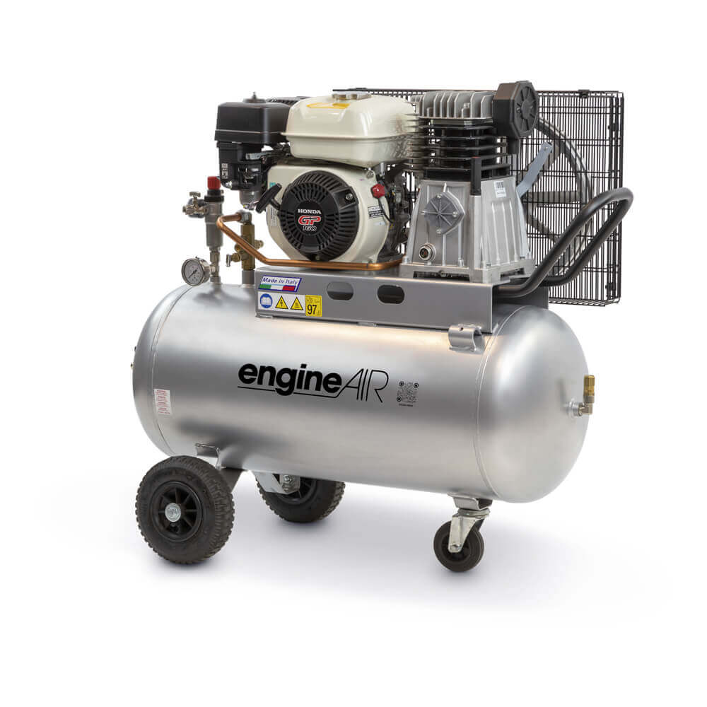ABAC Benzínový kompresor Engine Air EA4-3,5-100CP příkon 3,5 kW, sací výkon 320 l/min, tlak 10 bar, vzdušník 100 l